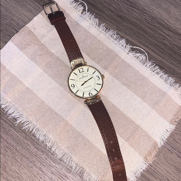 Leather Anne Klein Watch - Picture 1 of 7